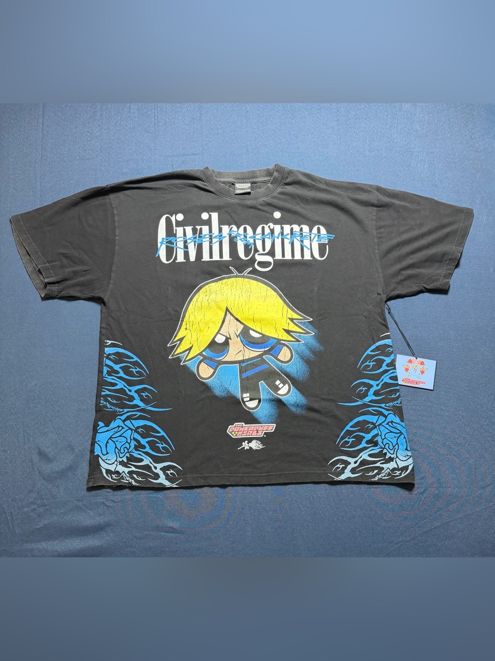 NWT Cotton XXLarge Civil Regime The Powerpuff Girls Bubbles T-Shirt